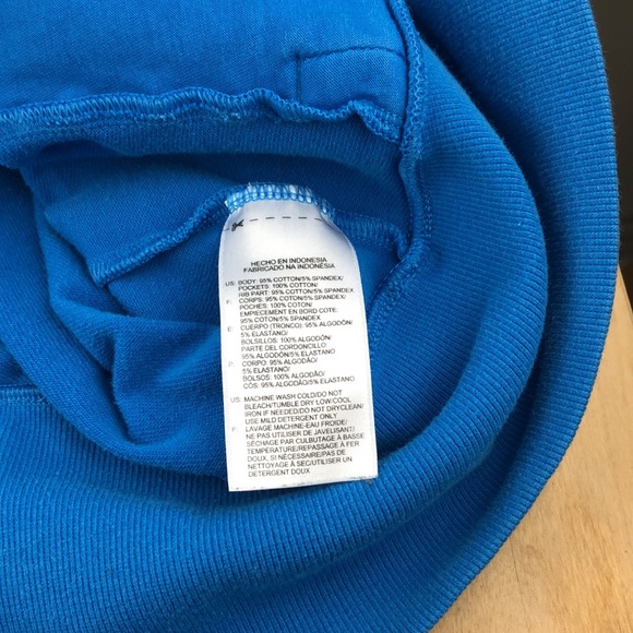 Reebok, blue zip sweater, Size woman US M - Picture 3 of 12